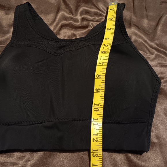 Athleta Gigi High Impact Sports Bra Padded Black SzS(32B) - Picture 5 of 13